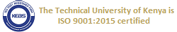 The Technical University of Kenya is ISO 9001:2015 certified