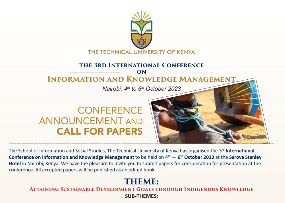 The 3rd International Conference on Information and Knowledge Management