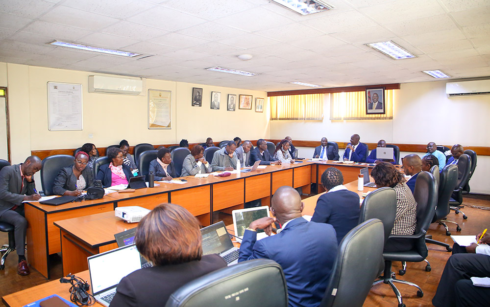 Chairpersons of Department during a familiarisation workshop of the University policies, laws, and systems.